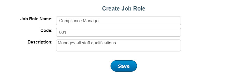 Create job role